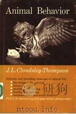 ANIMAL BEHAVIOUR PDF电子版封面 J.L.CLOUDSLEY-THOMPSON