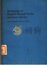 DICTIONARY OF ENGLISH PHRASAL VERBS AND THEIR IDIOMS（ PDF版）