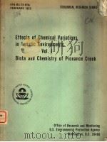 EFFECTS OF CHEMICAL VARIATIONS IN AQUATIC ENVIRONMENTS VOLUME 1 BIOTA AND CHEMISTRY OF PICEANCE CR PDF电子版封面 W.HARRY EVERHART BRUCE E.MAY