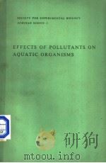EFFECTS OF POLLUTANTS ON AQUATIC ORGANISMS（ PDF版）