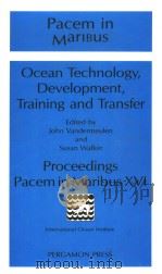OCEAN TECHNOLOGY DEVELOPMENT TRAINING AND TRANSFER PDF电子版封面 0080402895 JOHN VANDERMEULEN AND SUSAN WA