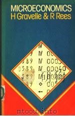 MICROECONOMICS HGRAVELLE & REES PDF电子版封面 0582440750