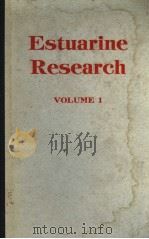 ESTUARINE RESEARCH VOLUME 1（ PDF版）