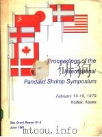 PROCEEDINGS OF THE INTERNATIONAL PANDALID SHRIMP SYMPOSIUM PDF电子版封面 T.FRADY
