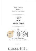 COPEPODS OF THE FLORIDA CURRENT PDF电子版封面 H.B.OWRE MARIA FOYO