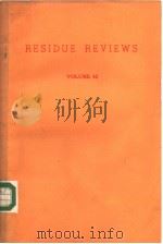 RESIDUE REVIEWS VOLUME 43 PDF电子版封面 354005779X FRANCIS A.GUNTHER