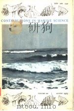 CONTRIBUTIONS IN MARINE SCIENCE  VOLUME 22  AUGUST 1979（ PDF版）