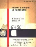 PROCEEDINGS OF AGRICULTURE AND POLLUTION SEMINAR（ PDF版）