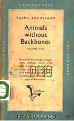 ANIMALS WITHOUT BACKBONES VOLUME ONE PDF电子版封面 RALPH BUCHSBAUM