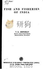 FISH AND FISHERIES OF INDIA PDF电子版封面 V.G.JHINGRAN