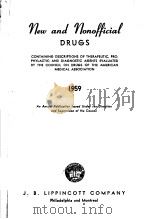 NEW AND NONOFFICIAL DRUGS 1959 PDF电子版封面