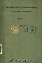 FLUID MECHANICS OF TURBOMACHINERY（ PDF版）