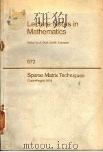 LECTURE NOTES IN MATHEMATICS 572 PDF电子版封面 3540081305 A.DOLD AND B.ECKMANN