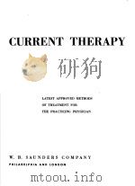 CURRENT THERAPY 1963 PDF电子版封面 HOWARD F.CONN