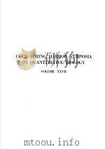 COLD SPRING HARBOR SYMPOSIA ON QUANTITATIVE BIOLOGY VOLUME 27  1962（ PDF版）