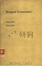 BIOLOGICAL NOMENCLATURE PDF电子版封面 0713126140 V.H.HEYWOOD