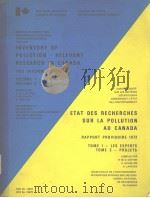 INVENTORY OF POLLUTION-RELEVANT RESEARCH IN CANADA PDF电子版封面 R.M.D.SUTTON AND C. QUADLING