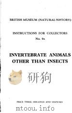 INVERTEBRATE ANIMALS OTHER THAN INSECTS PDF电子版封面