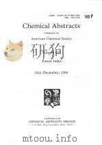 CHEMICAL ABSTRACTS VOLUME 105 PDF电子版封面