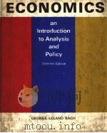 ECONOMICS AN INTRODUCTION TO ANALYSIS AND POLICY SEVENTH EDITION PDF电子版封面