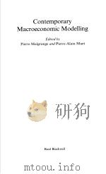 CONTEMPORARY MACROECONOMIC MODELLING（ PDF版）