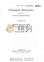 CHEMICAL ABSTRACTS  VOLUME 106  CHEMICAL SUBSTANCE INDEX BUTANEDIOL-FURANYL  PART 2 OF 5 PARTS（ PDF版）