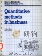 QUANTITATIVE METHODS IN BUSINESS PDF电子版封面 0177411309