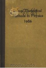 GROUP THEORETICAL METHODS IN PHYSICS  1986（ PDF版）
