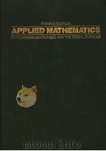 APPLIED MATHEMATICS FOR BUSINESS ECONOMICS AND THE SOCIAL SCIENCES SECOND EDITION（ PDF版）