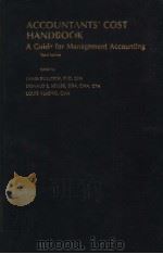 ACCOUNTANTS‘ COST HANDBOOK：A GUIDE FOR MANAGEMENT ACCOUNTING THIRD EDITION（ PDF版）