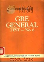 GRE GENERAL TEST NO.6 PDF电子版封面 0446353078