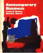 CONTEMPORARY BUSINESS PDF电子版封面 0030136512 LOUIS E.BOONE DAVID L.KURTZ