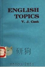 ENGLISH TOPICS PDF电子版封面 V.J.COOK