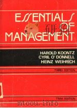 ESSENTIALS OF MANAGEMENT THIRD EDITION PDF电子版封面 0070993769 HAROLD KOONTZ CYRIL O'DONNEL