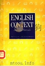 ENGLISH IN CONTEXT LEANNING MATENIALS PDF电子版封面 0175553335