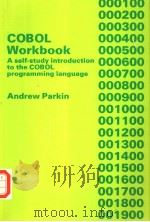 COBOL WORKBOOK A SELF STUDY INTRODUCTION TO THE COBOL PROGRAMMING LANGUAGE PDF电子版封面 0713134380 ANDREW PARKIN