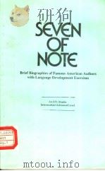SEVEN OF NOTE PDF电子版封面