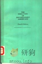 THE DIRECTORY OF DISTINGUISHED AMERICANS FOURTH EDITION PDF电子版封面 0934544468
