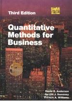 QUANTITATIVE METHODS FOR BUSINESS THIRD EDITION PDF电子版封面 0314931473 DAVID R.ANDERSON DENNIS J.SWE
