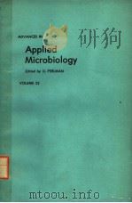 ADVANCES IN APPLIED MICROBIOLOGY  VOLUME 23（1978 PDF版）