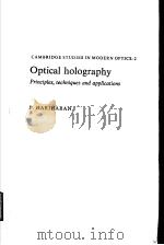 OPTICAL HOLOGRAPHY（ PDF版）