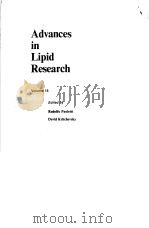 ADVANCES IN LIPID RESEARCH  VOLUME 15（1977 PDF版）