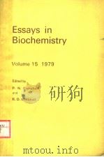 ESSAYS IN BIOCHEMISTRY VOLUME 15（ PDF版）