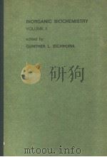INORGANIC BIOCHEMISTRY VOLUME 1（1973 PDF版）