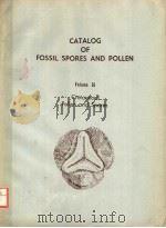CATALOG OF FOSSIL SPORES AND POLLEN VOLUME 36  CRETACEOUS POLLEN AND SPORES（ PDF版）