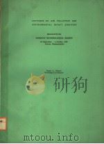 LECTURES ON AIR POLLUTION AND ENVIRONMENTAL IMPACT ANALYSES（ PDF版）