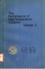 THE PERFORMANCE OF HIGH TEMPERATURE SYSTEMS  VOLUME 2（ PDF版）
