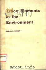 TRACE ELEMENTS IN THE ENVIRONMENT（ PDF版）
