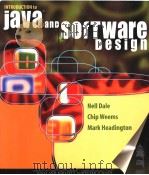 INTRODUCTION TO JAVA AND SOFTWARE DESIGN     PDF电子版封面  0763710644   
