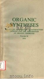 ORGANIC SYNTHESES  VOLUME 52（ PDF版）